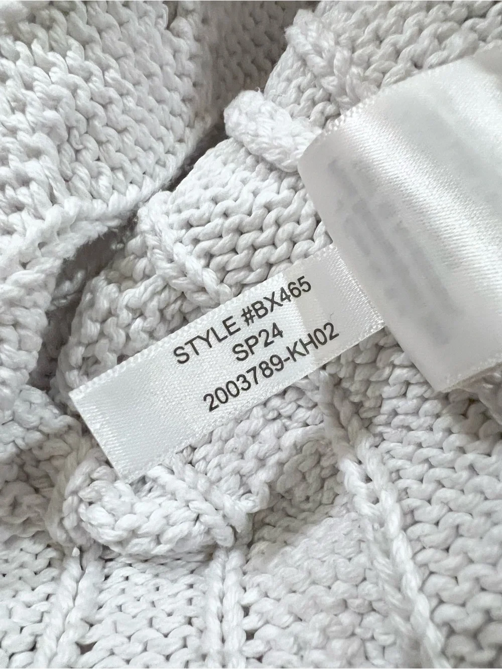 J. Crew Cropped White Cable Knit Crewneck Sweater Ribbed Small